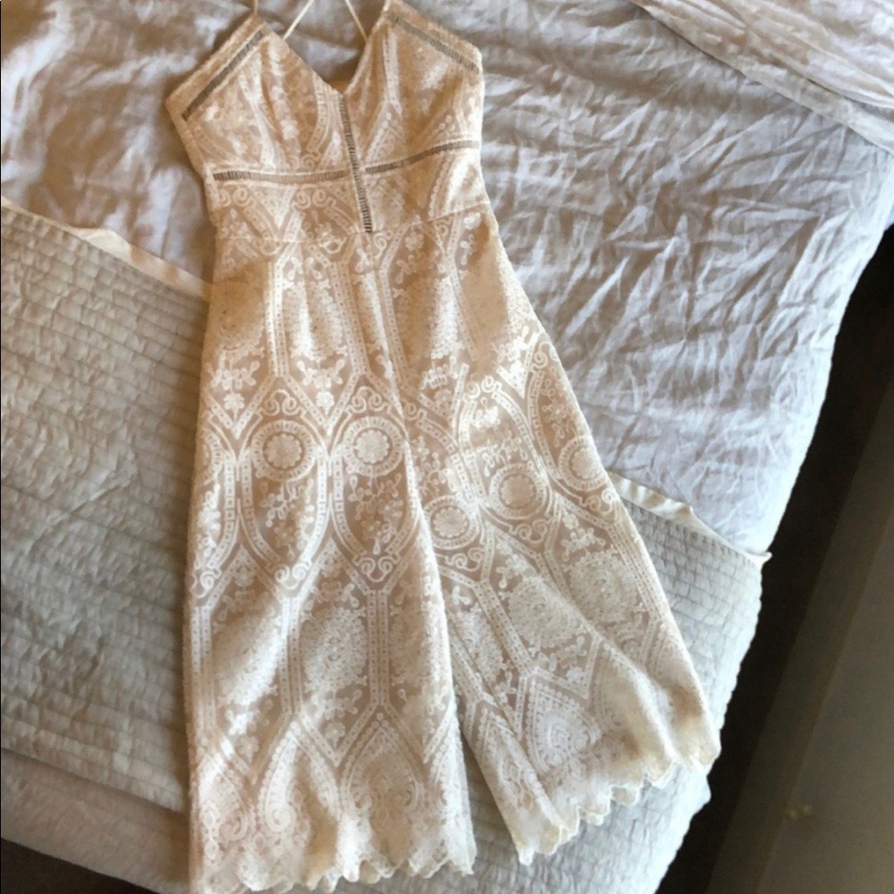 White Lace Romper